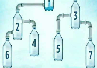 IQ-teszt: 15 másodperced van kitalálni, melyik palack telik meg először a képen