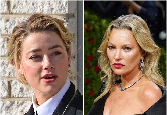 Amber Heard nekiment Kate Mossnak vallomása miatt