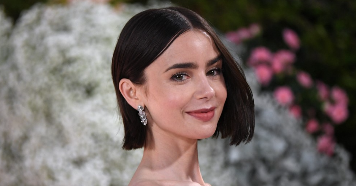 Everyone is loving Lily Collins' sequin dress – this is how she looked at the Emily premiere in Paris