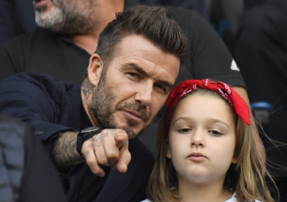 David Beckham és Harper új közös fotóit imádják a rajongók, ritkán látni őket így