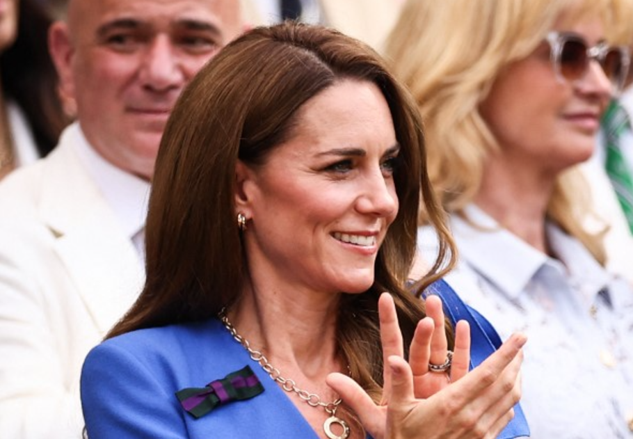 Katalin hercegné a családjával jelent meg Wimbledonban, de Lajos herceg nem tartott velük, főkép
