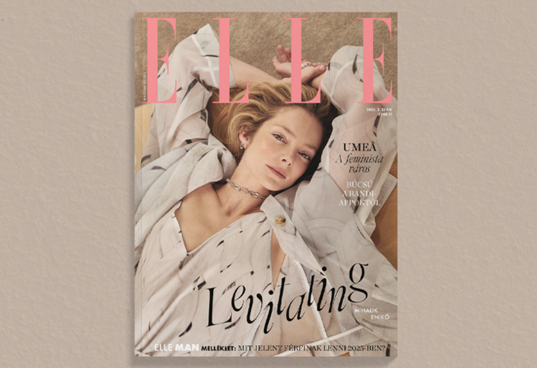 Mihalik Enikő és férfiak 2025-ben az ELLE májusi lapszámában