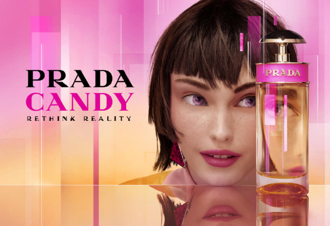 Virtuális modell lett az arca a Prada megújult parfümjének