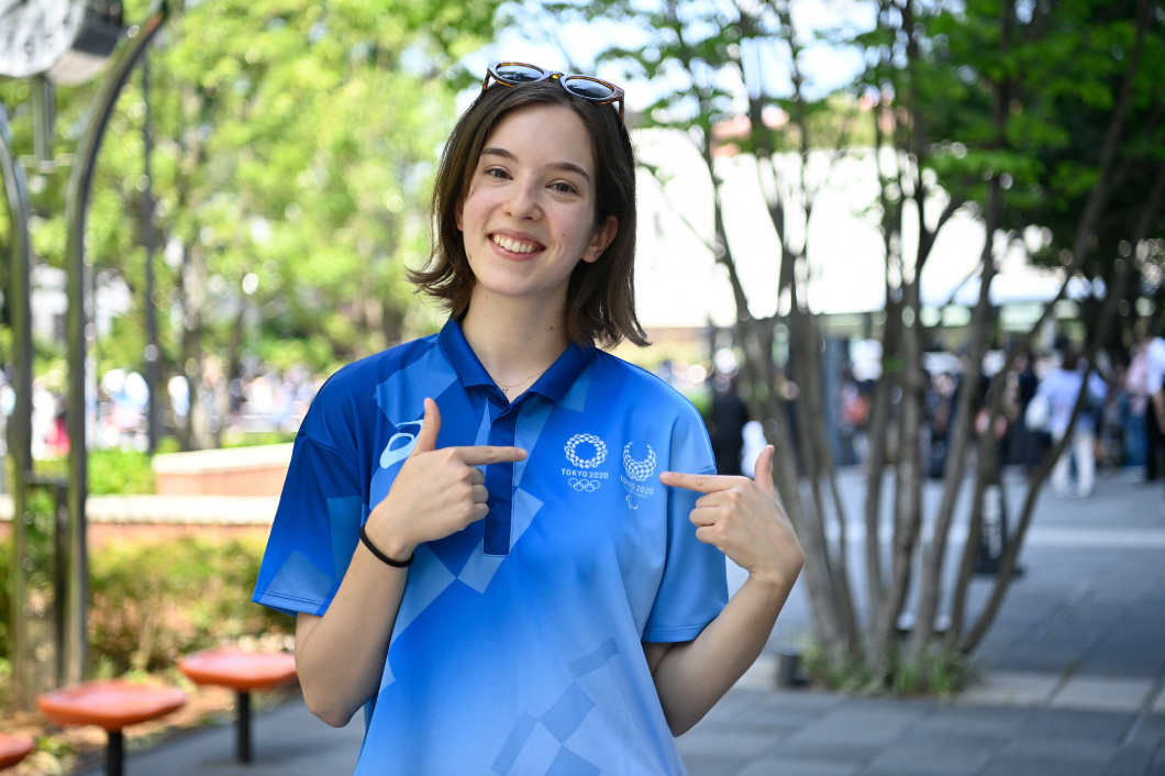 Magyar egyetemista a tokiói olimpia egyik önkéntese