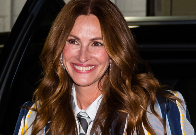 Meghökkentő divatpillanat: ki gondolta, hogy Julia Roberts ennyire szereti a csíkosat?