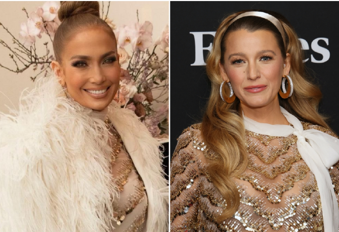 Kinek állt jobban? Jennifer Lopez és Blake Lively ugyanazt a ruhát viselték