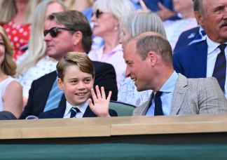 György herceg először járt Wimbledonban, de máris ellopta a show-t