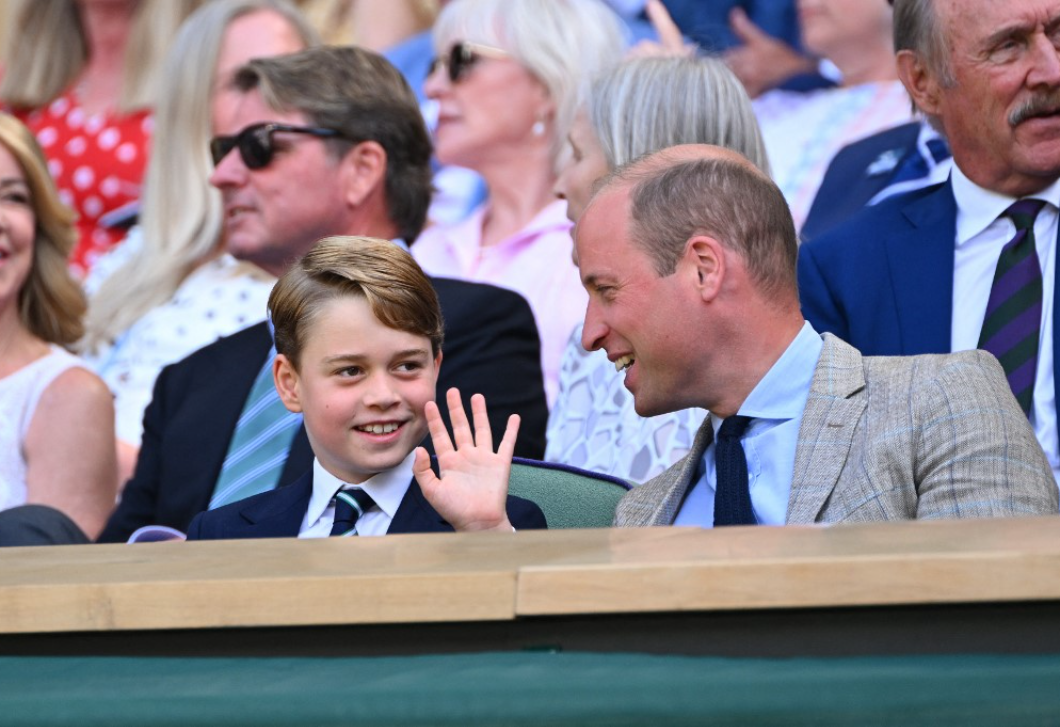 György herceg először járt Wimbledonban, de máris ellopta a show-t