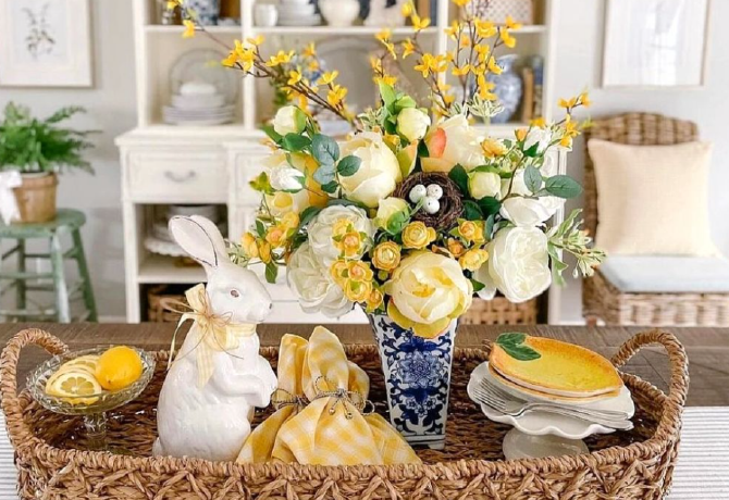 6 gyönyörű húsvéti dekoráció, ami feldobja az otthonodat