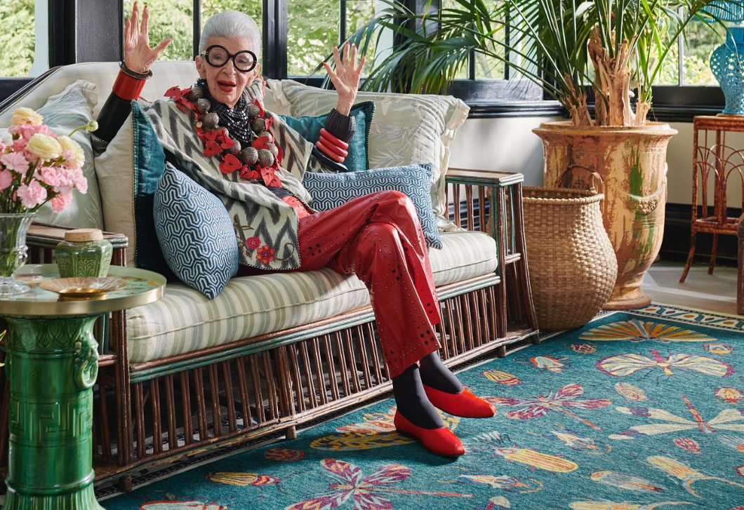 Iris Apfel új szőnyeg kollekcióját te is imádni fogod