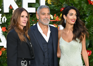 George Clooney a felesége előtt csókolta meg Julia Robertset