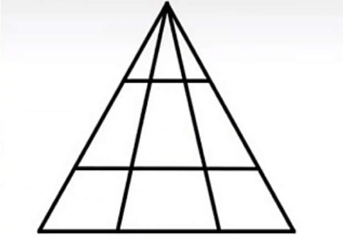  Hány háromszöget látsz a képen? Csak az emberek 1%-a tudja a helyes választ! 