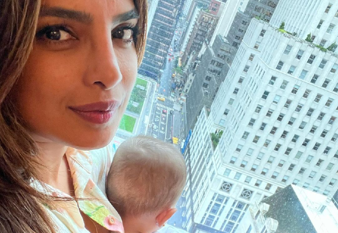 Priyanka Chopra címlapon mutatta meg kislányát