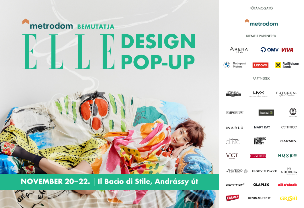Három napon át a hazai divat legjavával – novemberben érkezik a Design Pop-up by ELLE!