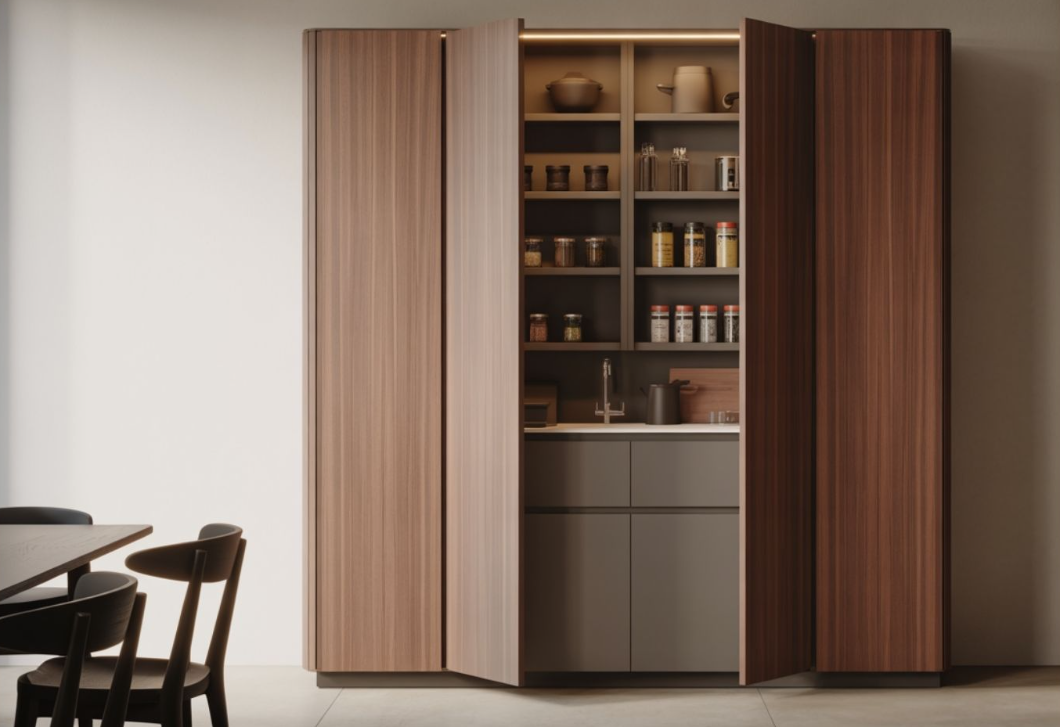 Szekrénybe zárt modern konyha – ezért imádják a tervezők 2026-ban