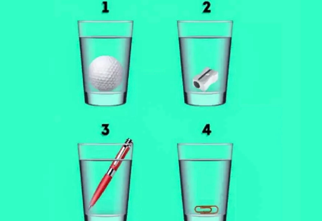 Kitalálod, hogy melyik pohárban van több víz? 