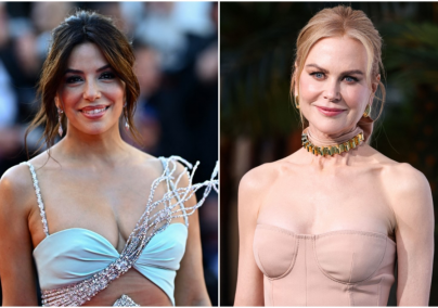 Kinek állt jobban? Eva Longoria és Nicole Kidman ugyanazt a kivágott ruhát viselték