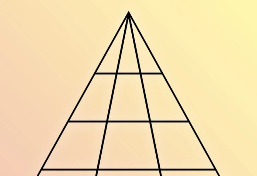 Hány háromszög van a képen? Csak az emberek 1%-a találja ki 7 másodperc alatt