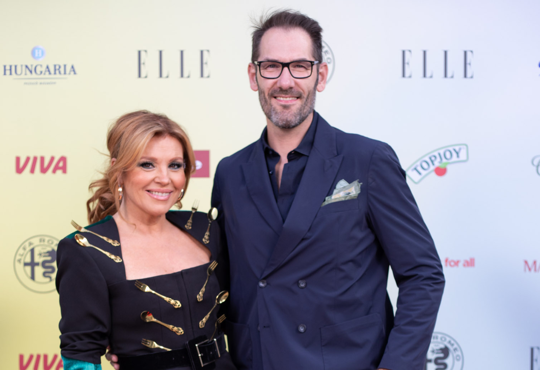 Liptai Claudia a férjével jelent meg az ELLE Gourmet Awardson