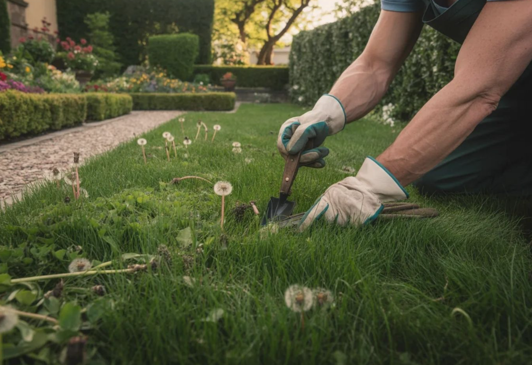 7 hiba, amit gyomirtásnál elkövetsz – és vele együtt a füvet is tönkreteszed
