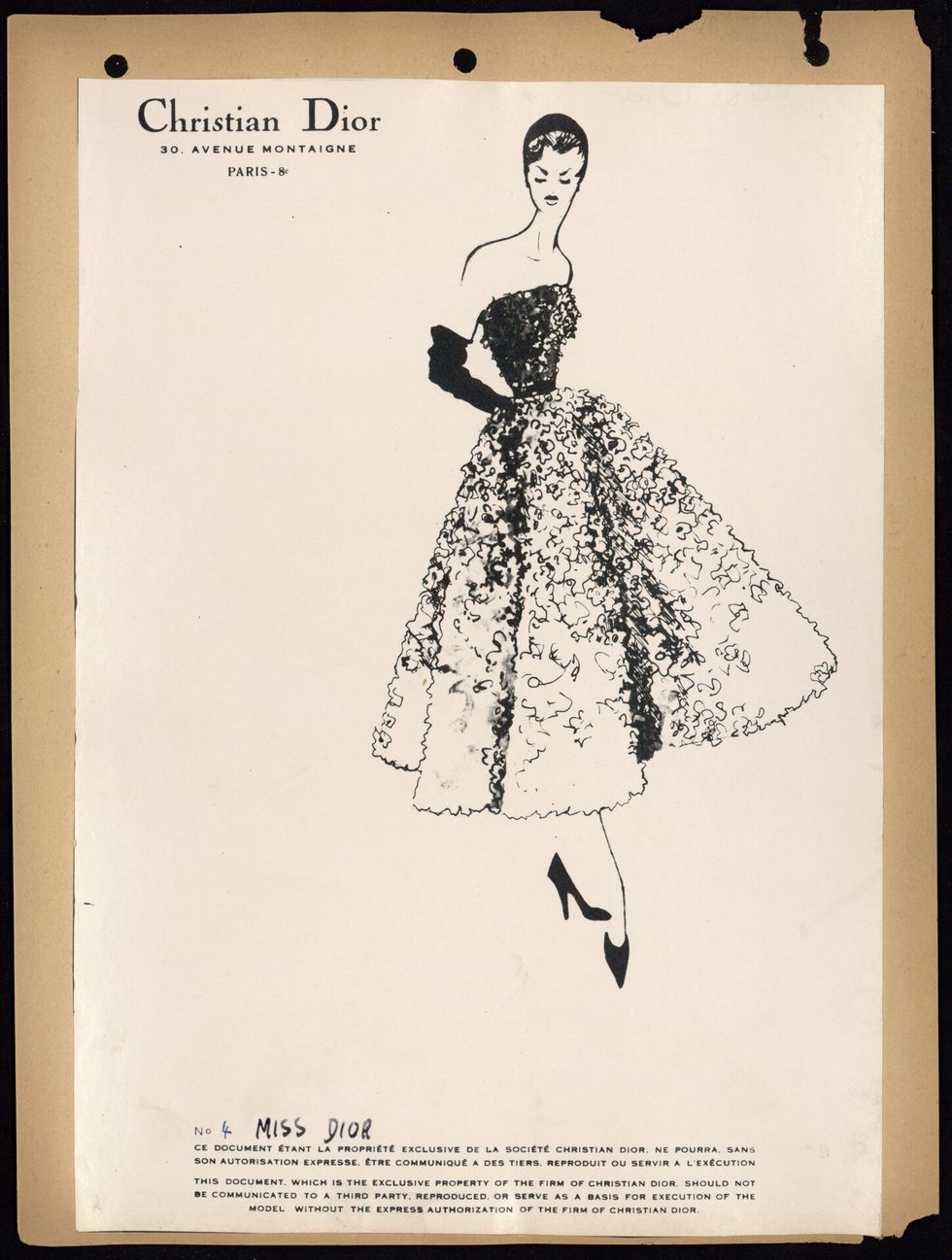 Az ikonikus Miss Dior ruha története