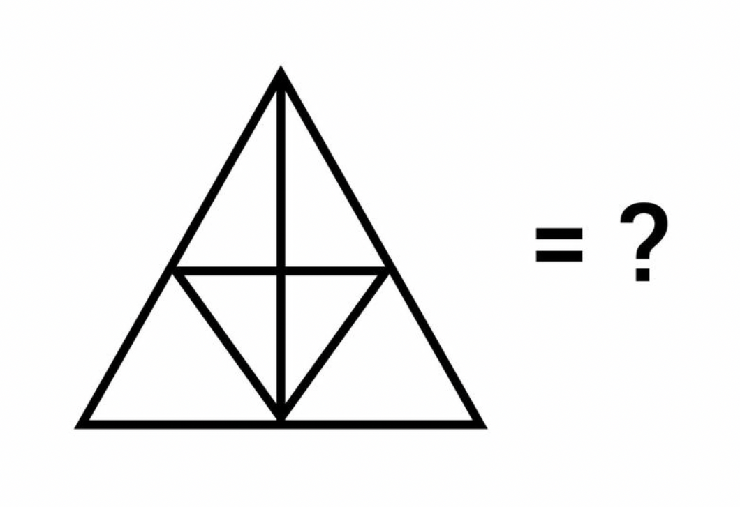 Rapid IQ-teszt: csak a legokosabbak látják, hány háromszög van a képen
