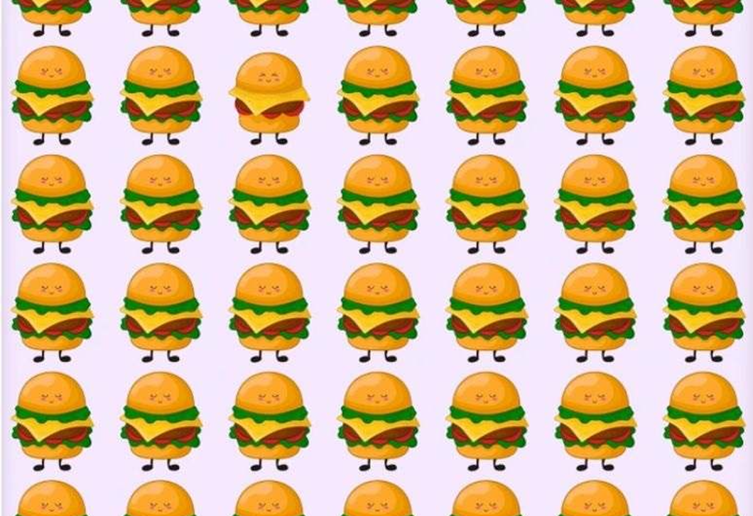 Melyik sajtburger a kakukktojás? Csak az emberek 1%-a találja ki 5 másodpercen belül