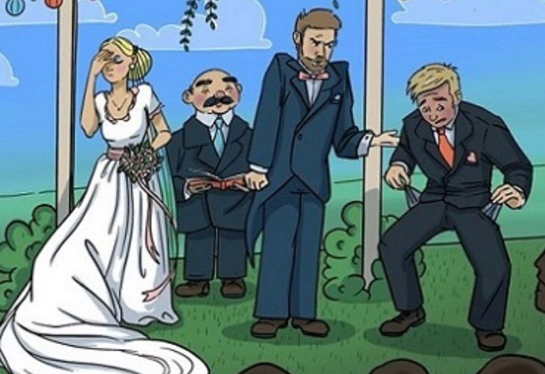 Csak a zsenik találják meg az elveszett jegygyűrűt a képen