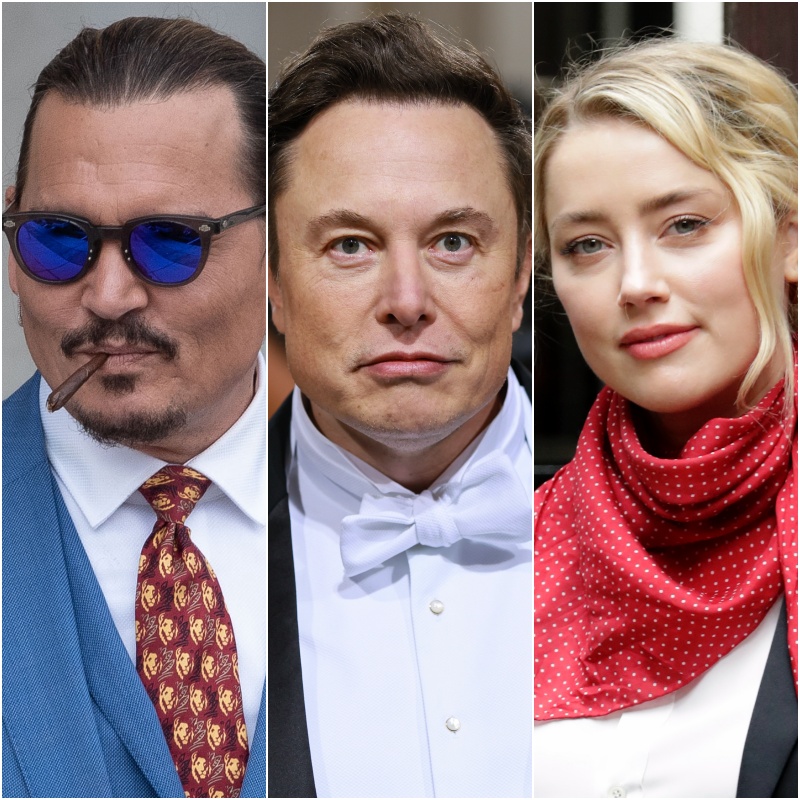 Meglepő üzenetet küldött Elon Musk Johnny Deppnek és Amber Heardnek