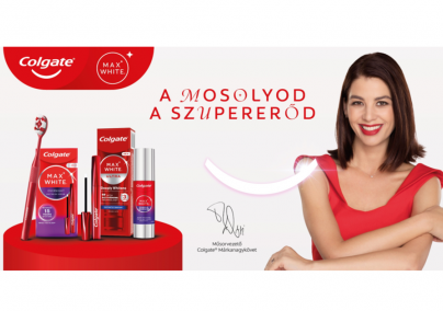 Ördög Nórival kampányol a Colgate a ragyogó mosoly mellett