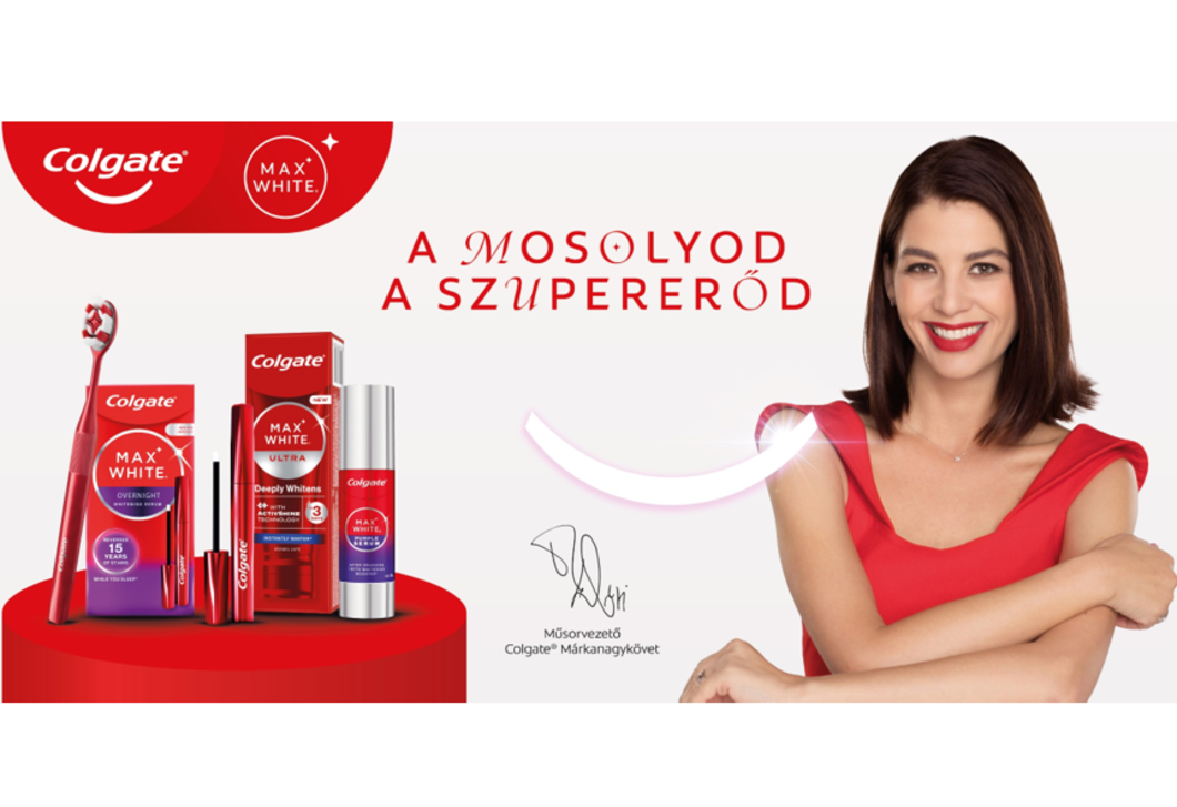 Ördög Nórival kampányol a Colgate a ragyogó mosoly mellett