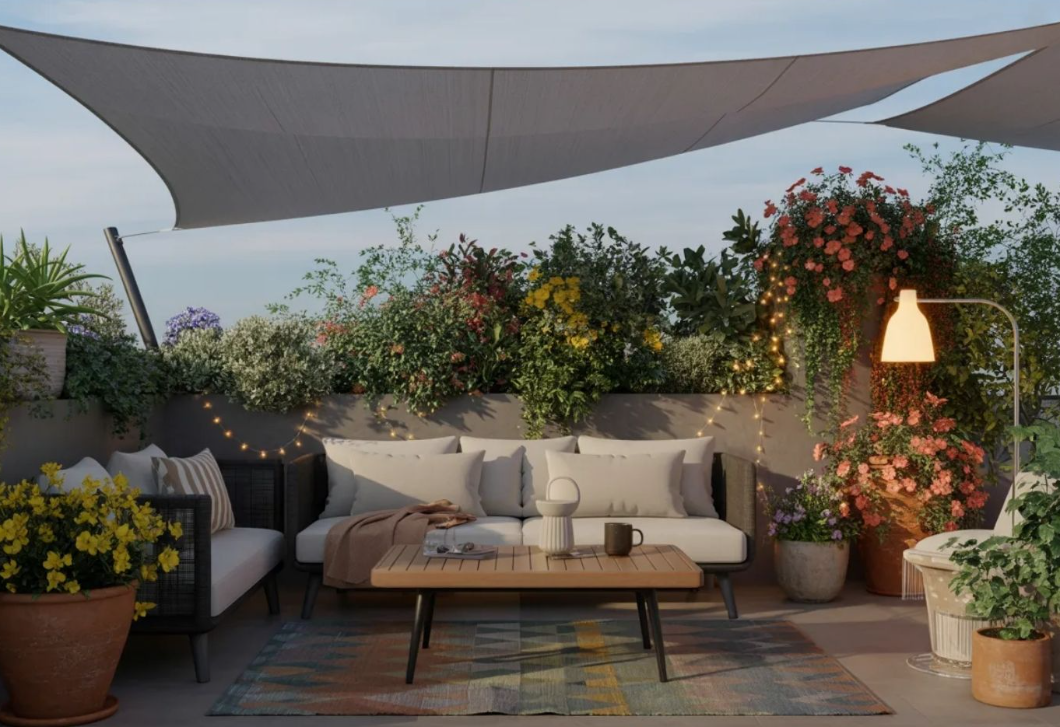 5 megoldás kis teraszokra, amitől azonnal prémium hatású lesz – még a legkisebb tér is