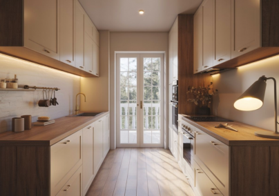 Hosszú, keskeny a konyhád? Így használd a fényt, hogy hangulatosabb és tágasabb legyen Hosszú, kesk...