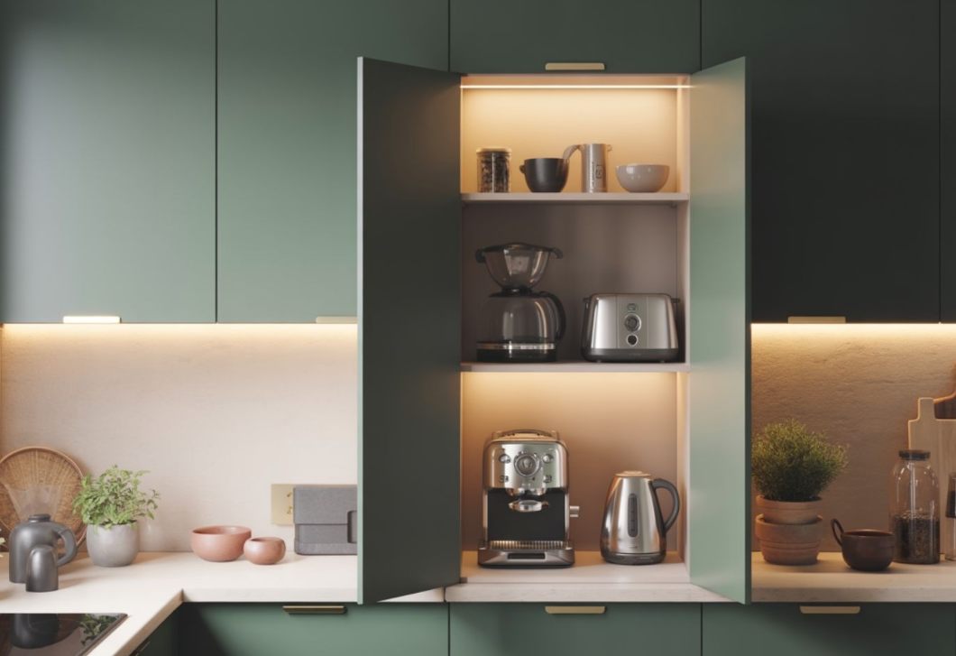 Ha elrejted a konyhai gépeket, kitágul a tér – íme a jövő konyháinak titka