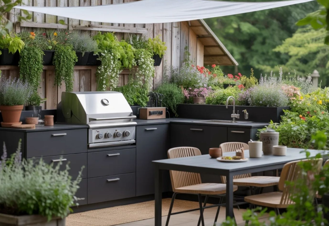 Vedd birtokba a kerted – 5 kültéri konyhaötlet, ami kis kertben is működik