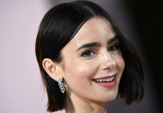 Lily Collins erre a szemöldöktrendre esküszik, nagyon népszerű lett