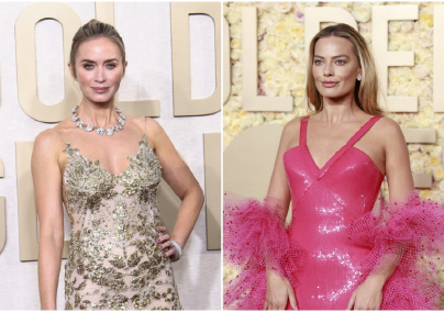 Kinek állt jobban? Margot Robbie és Emily Blunt hasonló ruhában jelentek meg 