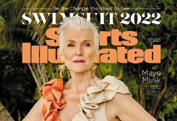 Elon Musk 74 éves édesanyja szerepel a Sports Illustrated címlapján