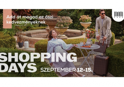 Szeptember közepén újra jön a MOM Park Shopping Days!