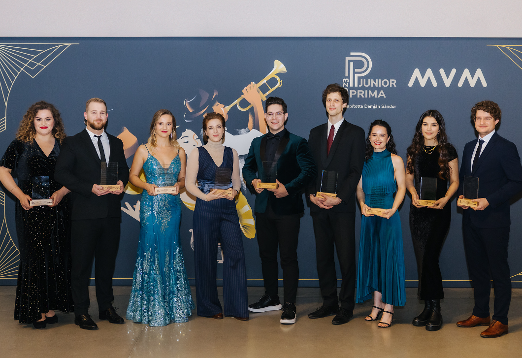 Idén is tíz fiatal zeneművészt ismert el az MVM a Junior Prima Díjjal