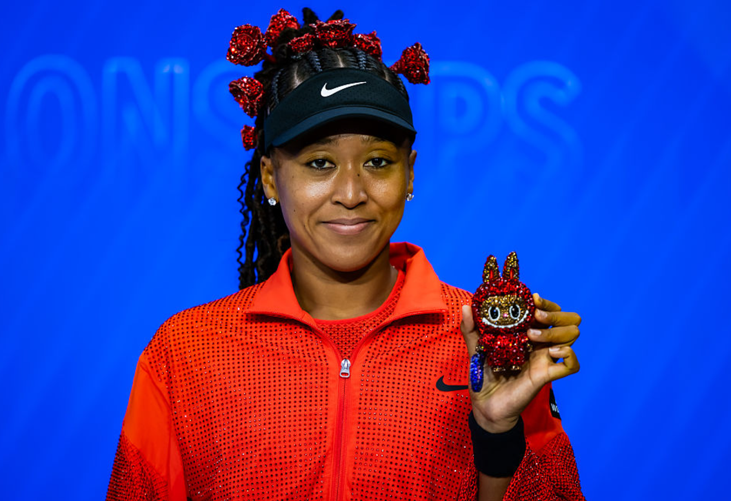 Naomi Osaka egy 24 karátos kabalát villantott a teniszpályán