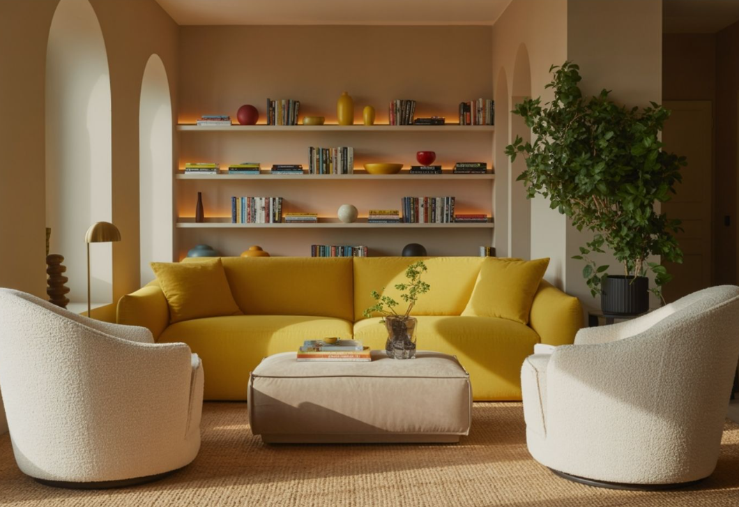 Ez a trükk azonnal élhetőbbé teszi a nappalit – erre esküsznek most a tervezők