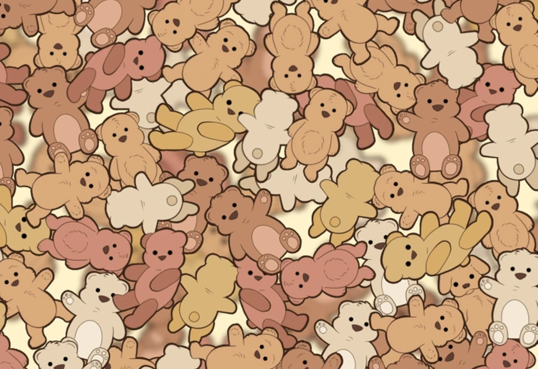 Csak a legügyesebbek találják meg a plüssmackók között a kutyát ebben az optikai illúzióban