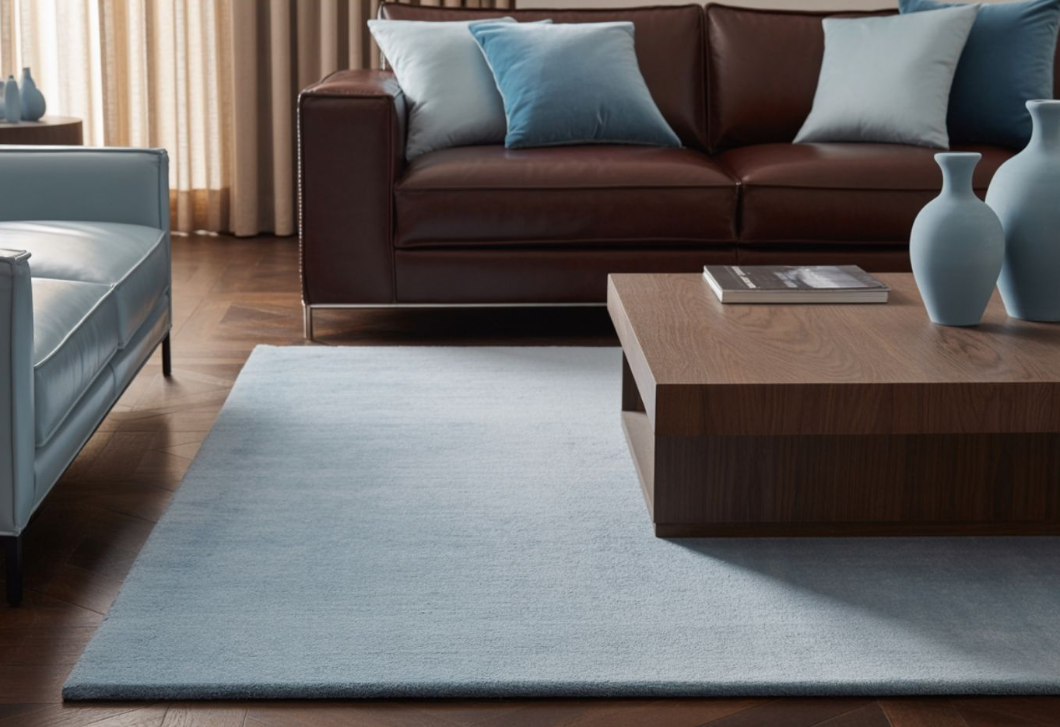 Elfelejtheted a bézst – 2026 legfinomabb trendje a porkék és a fa párosa