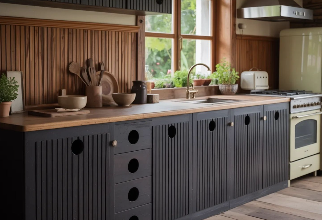 Rusztikus és modern egyszerre – a vidéki konyhák megújult trendje a frontokban rejlik