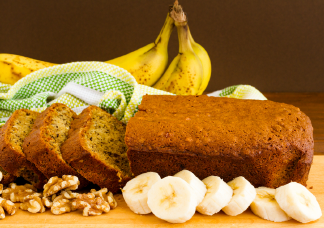 Ez a 3 összetevős banánkenyér a legegyszerűbb reggeli recept