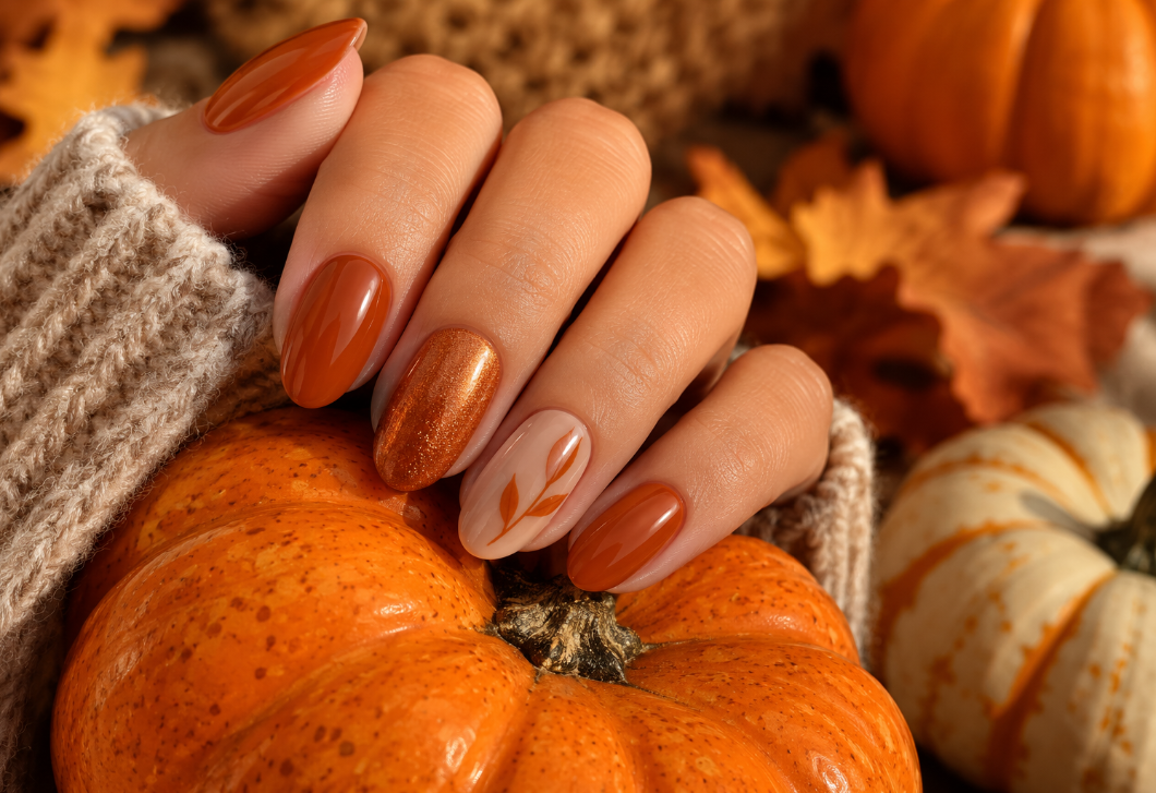 A sütőtökös manikűr nem csak Halloweenre való: mutatjuk, hogyan viseld