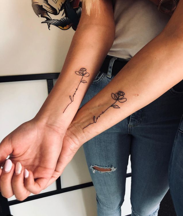 Ötletes anya-lánya tetoválások, amikért odáig vagyunk