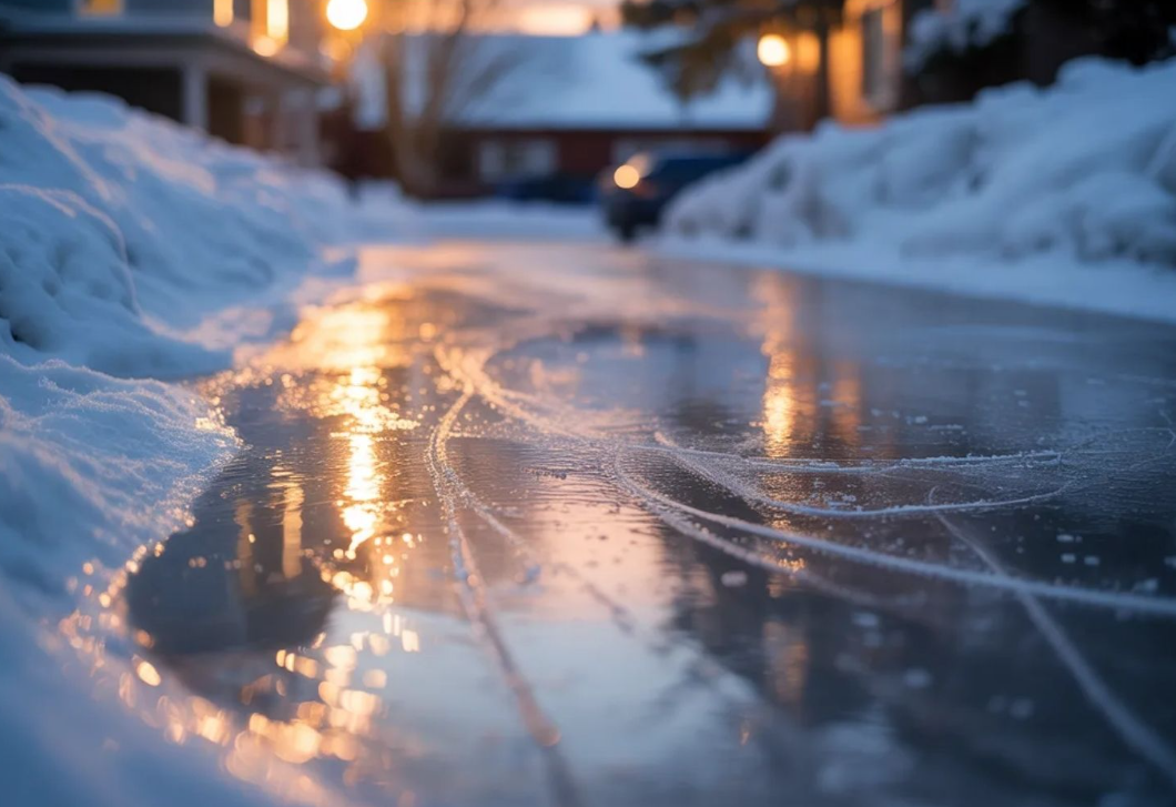 Tükörjég a ház körül és a kocsibeállón? Így szüntetheted meg biztonságosan