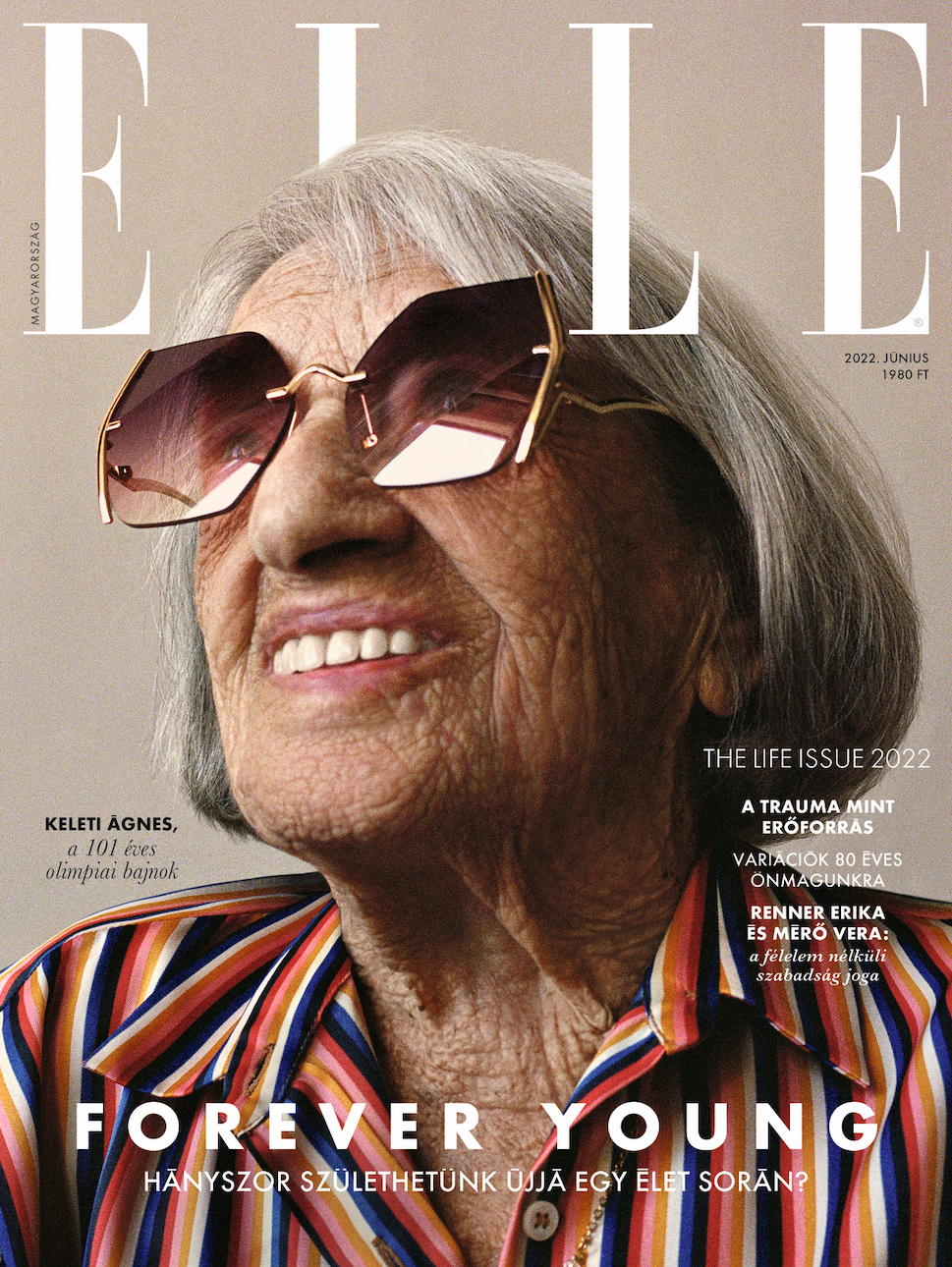 Keleti Ágnes a világ legidősebb nőimagazin-címlapsztárja